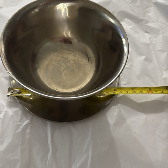 🔥Vintage lot SALE🔥Denmark and Viking Stainless Steel Bowl with Plate - Picture 4 of 12